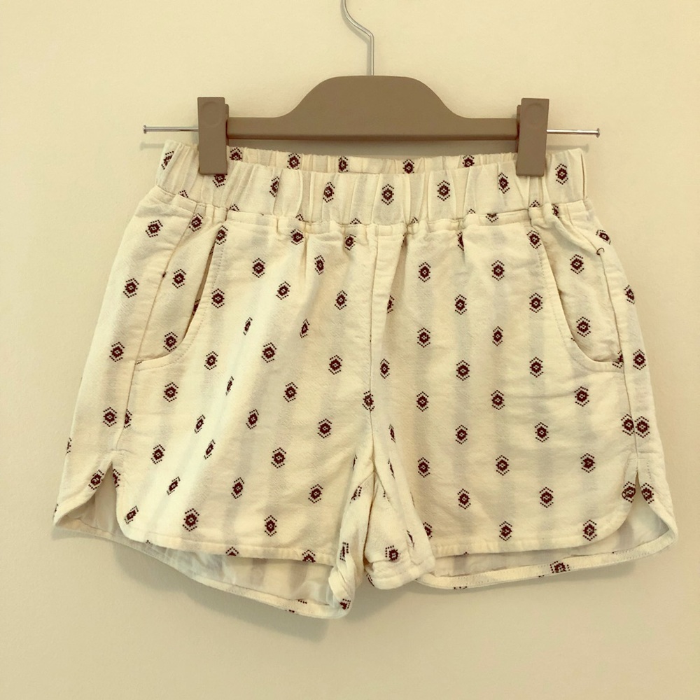 XXS Madewell Geometric Pull-on Shorts XXS
